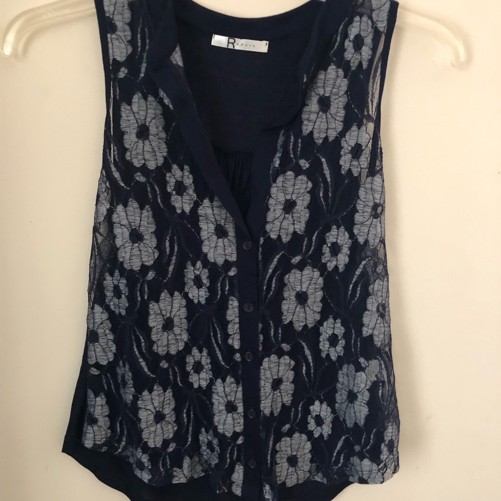 Sheer, sleeveless, never worn